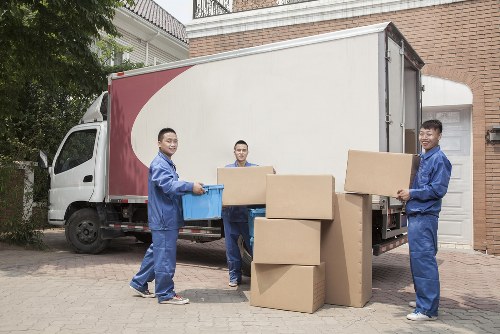 Packing materials and moving boxes prepared for a Tufnell Park home move