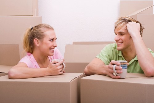 Moving boxes and furniture from a Tufnell Park student property