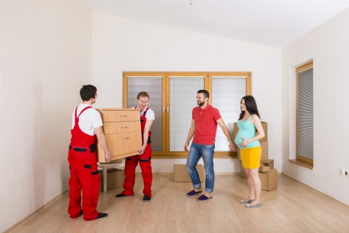 Unpacking support helping a Tufnell Park household settle into a new home