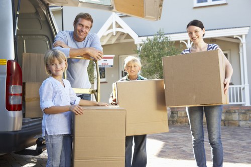 Careful packing and handling for fragile items during a local removal