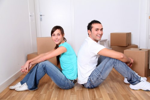 Professional movers planning and organizing a Tufnell Park house move