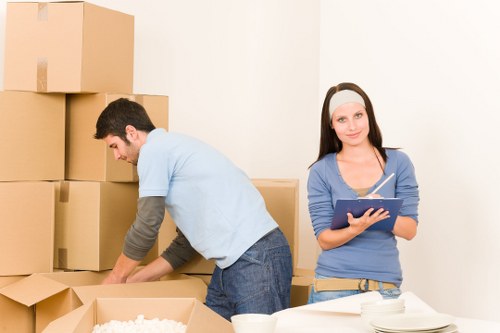 Careful furniture handling for an apartment move in North London