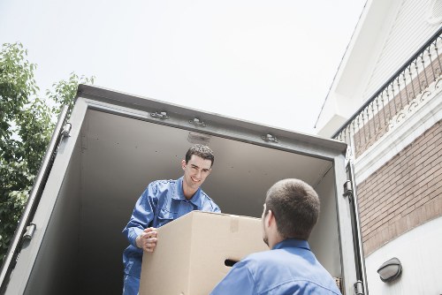 Careful handling of desks and IT equipment during an office move