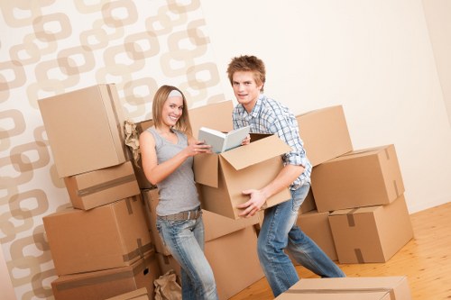 Careful furniture loading during a same day removal service in Tufnell Park